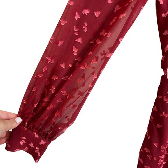 Whistles Falling Leaves Silk Dress NWT - Picture 6 of 15